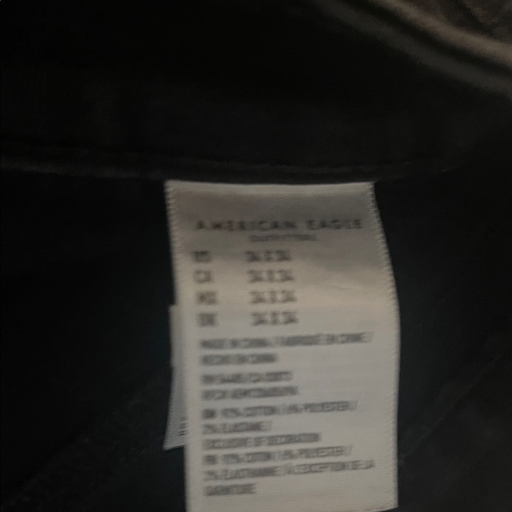 American Eagle Outfitters Men's Relaxed Black Jeans - Picture 2 of 5
